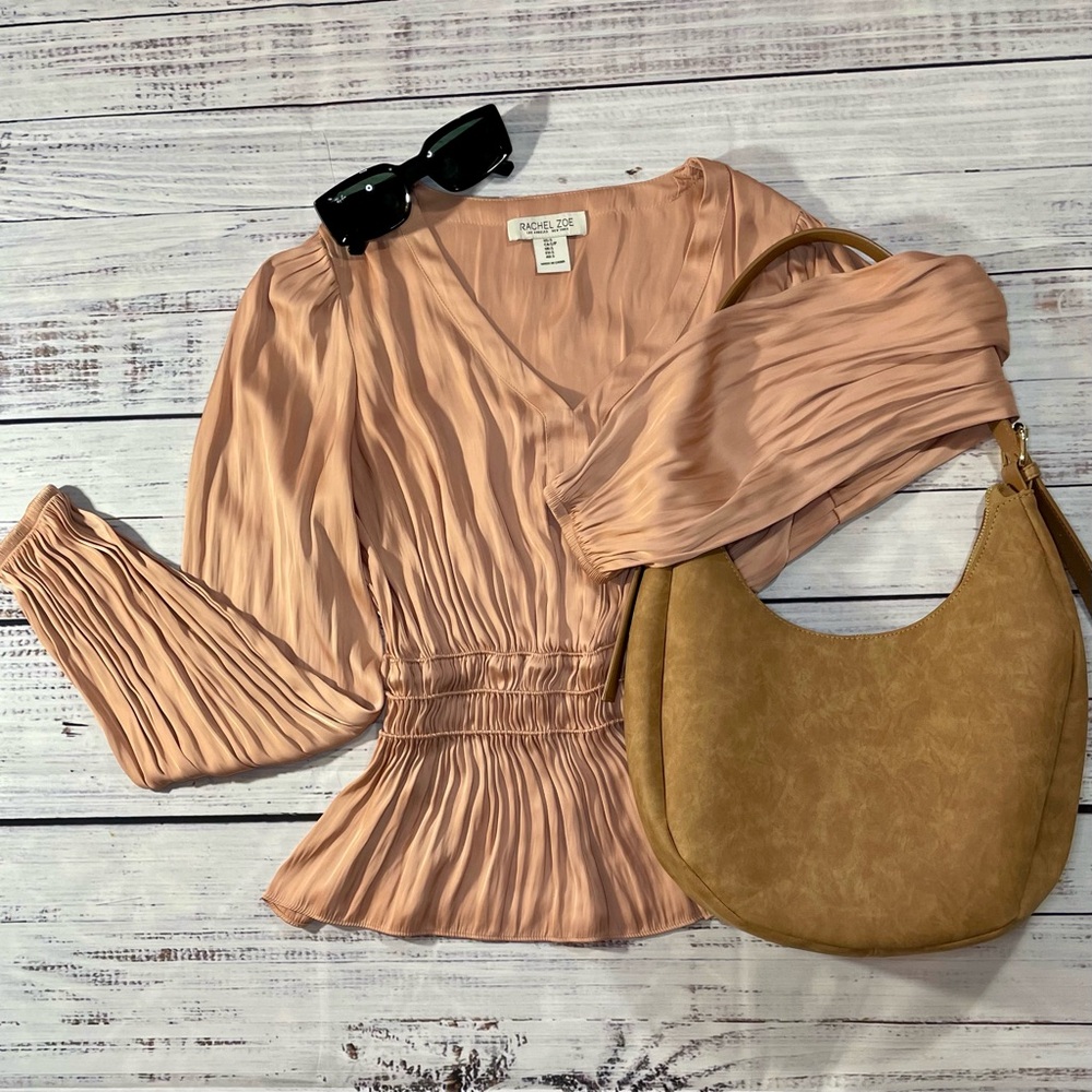 Rachel Zoe Long sleeve V-neck top
